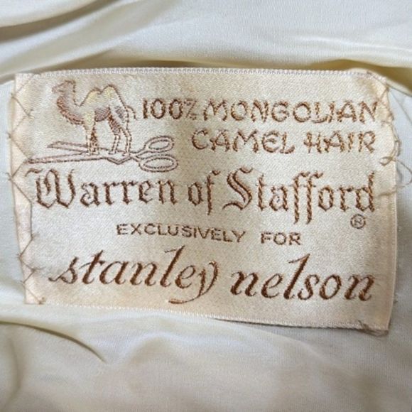 Vintage 50s Mongolian Camel Hair Tailored Jacket - Picture 13 of 16